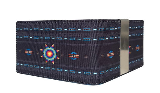 Native Print Men's Money Clip Wallets