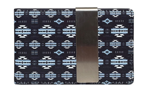 Native Print Men's Money Clip Wallets