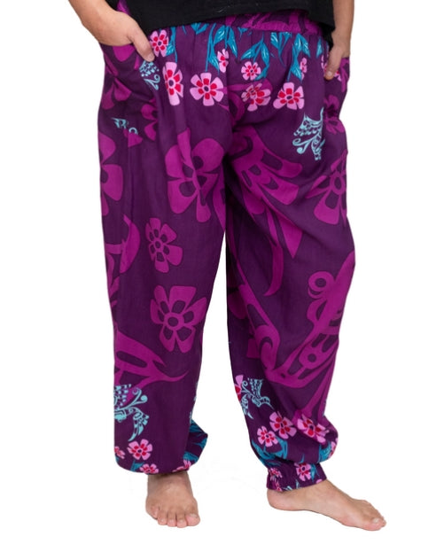 Native Inspired Designed Comfy Pants - Hummingbird