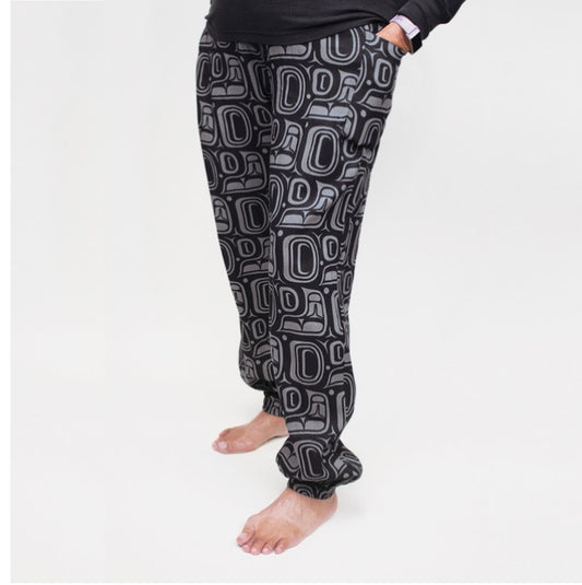 Native Inspired Designed Comfy Pants XL - Formline