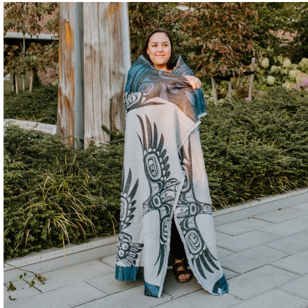 Woven Blanket "Soring Eagle"