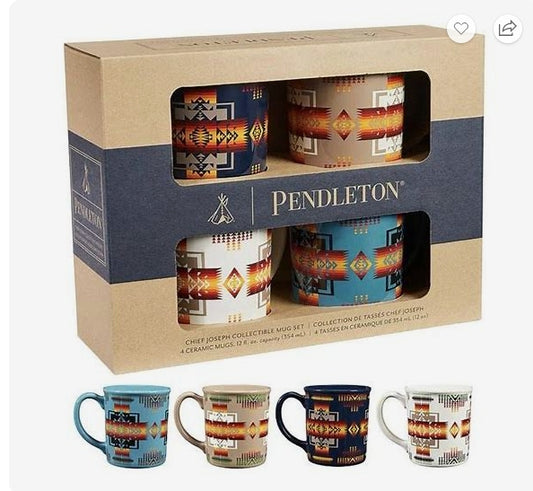 Pendleton Mug Set Chief Joseph Multi
