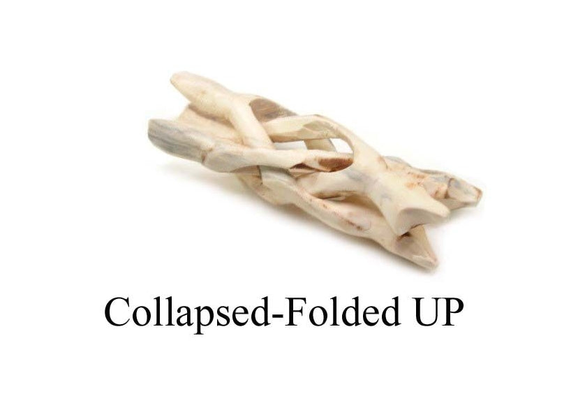 4" Inner Locking Wood Tripod Display Stand