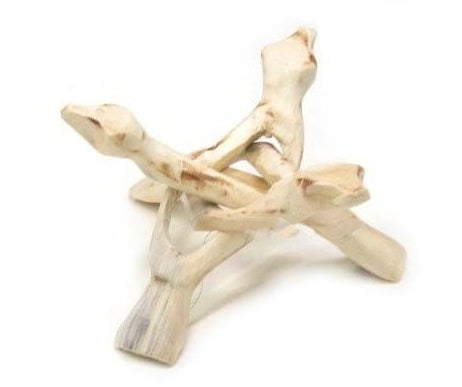 4" Inner Locking Wood Tripod Display Stand
