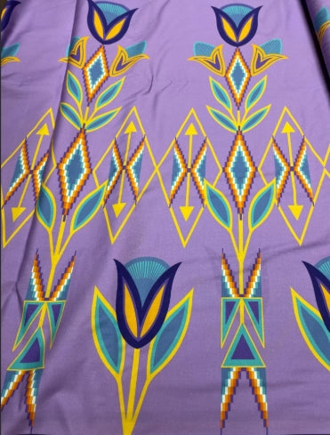 Kira Murillo Designed Cotton Fabric Lavender 27" Piece