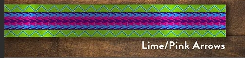 Lime & Pink Arrows Ribbon