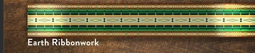 Ribbonwork Designed Ribbon  Earth