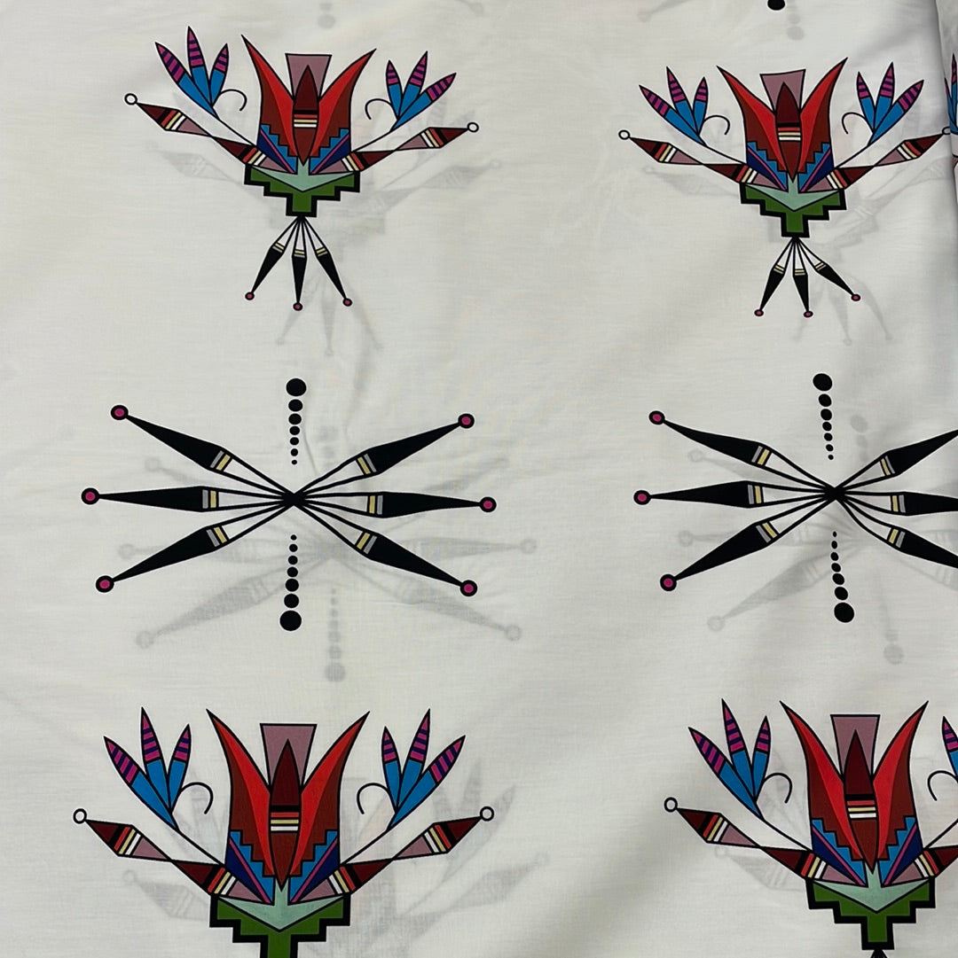 Kayla Looking Horse Designed Cotton Fabric