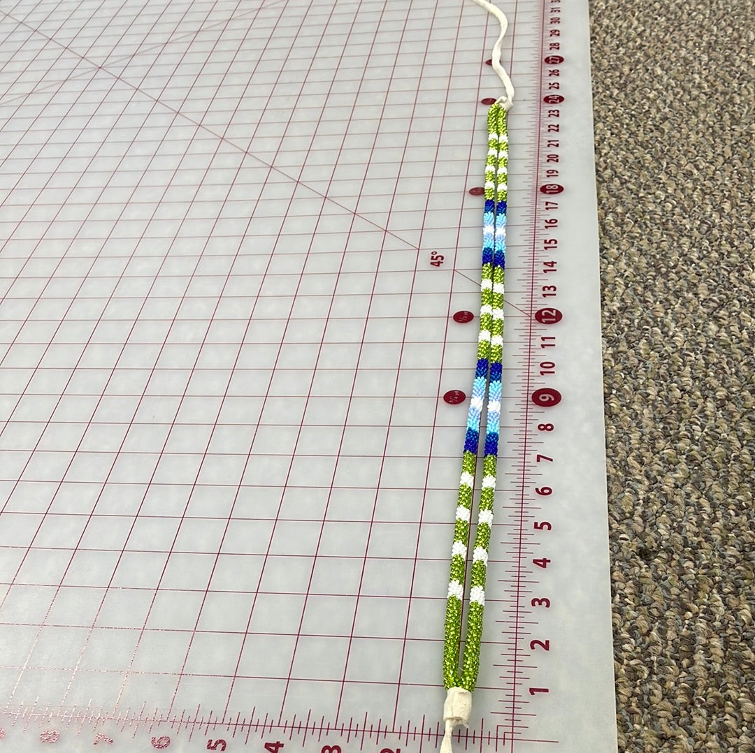 Double Rope Beaded Hatband