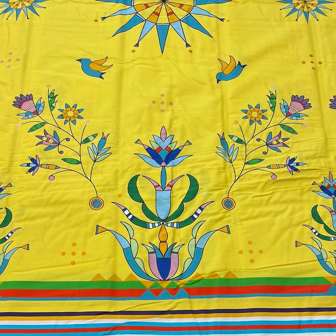 Cole Redhorse Jacobson Designed Cotton Fabric for Teton Trade Cloth By Lenape