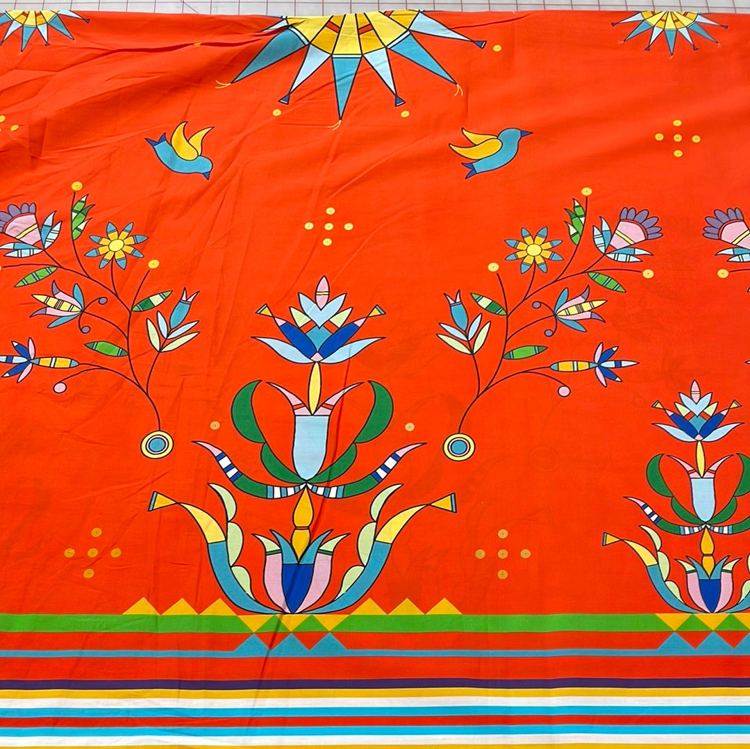 Cole Redhorse Jacobson Designed Cotton Fabric for Teton Trade Cloth By Lenape
