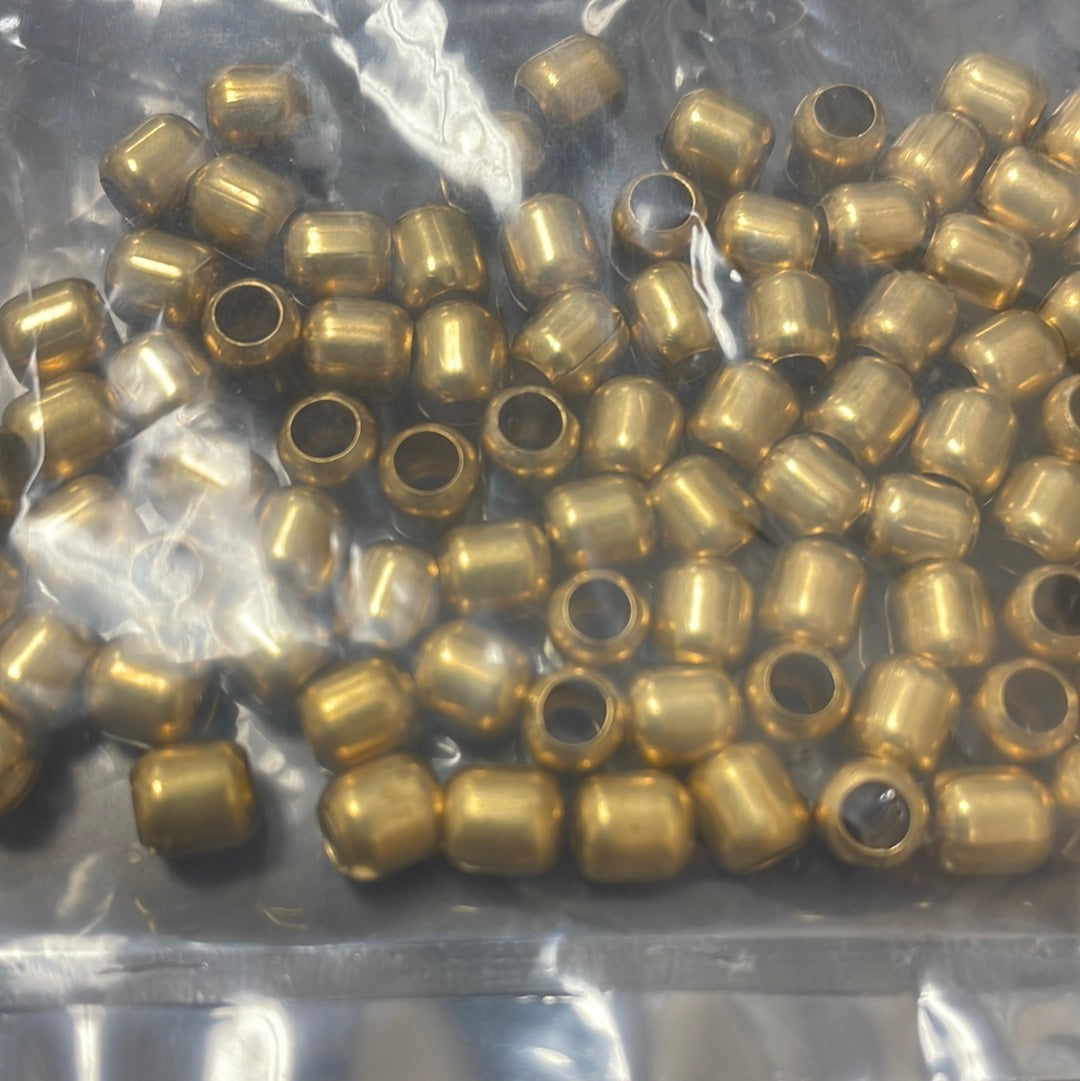Old Style Brass Beads 1/4"