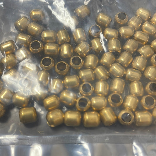 Old Style Brass Beads 1/4"
