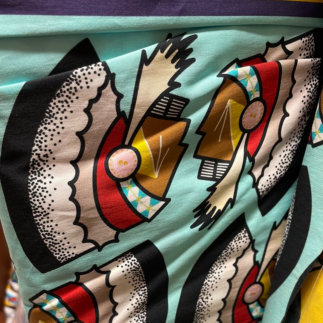 Kiowa Dougherty, Kiowa Tribe Designed Cotton Fabric