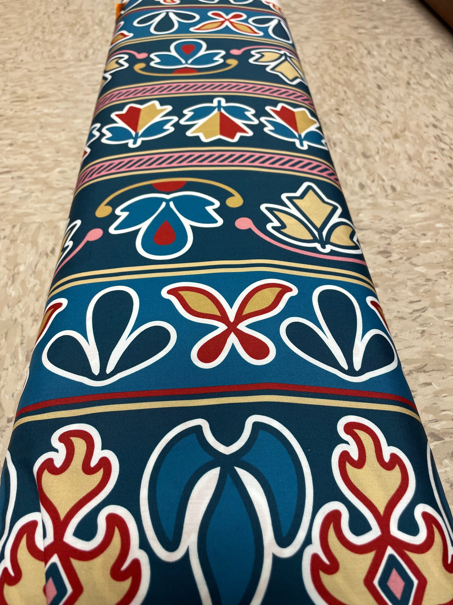 Lenape Floral "Shakhùkwiàn" Cotton Fabric