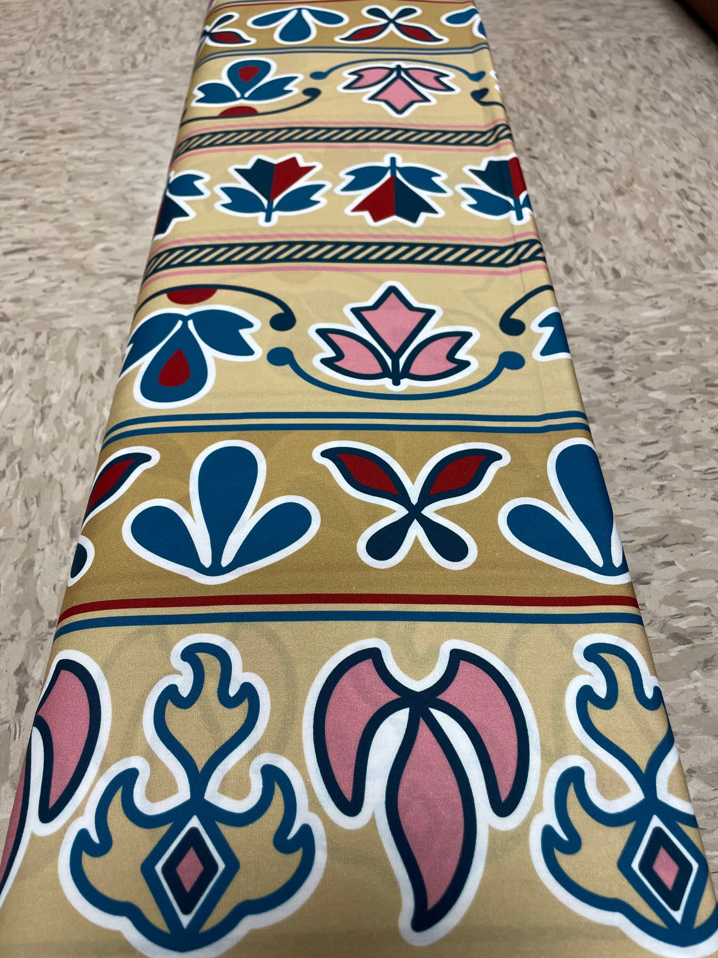 Lenape Floral "Shakhùkwiàn" Cotton Fabric