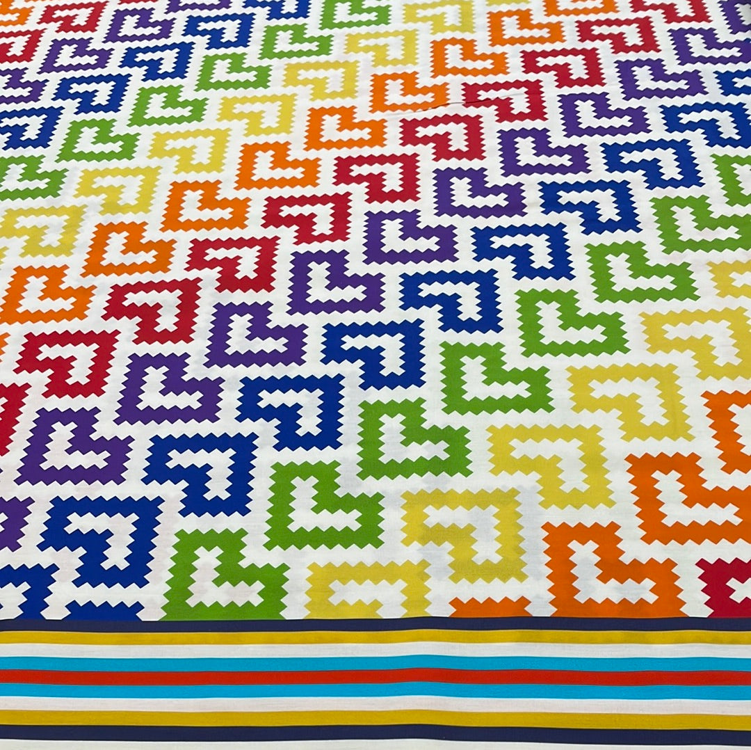 Designed Cotton Fabric By Kenny Glass For Teton Trade Cloth By Lenape