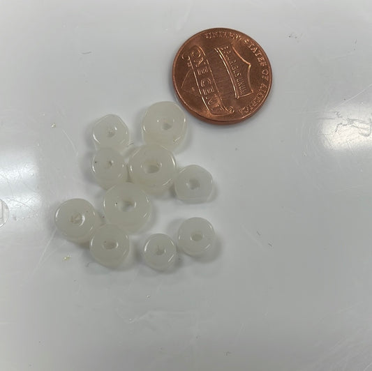 Disc Beads White