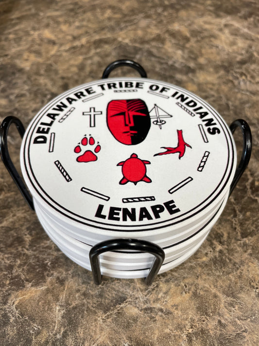 Delaware Tribe of Indians Coaster Set