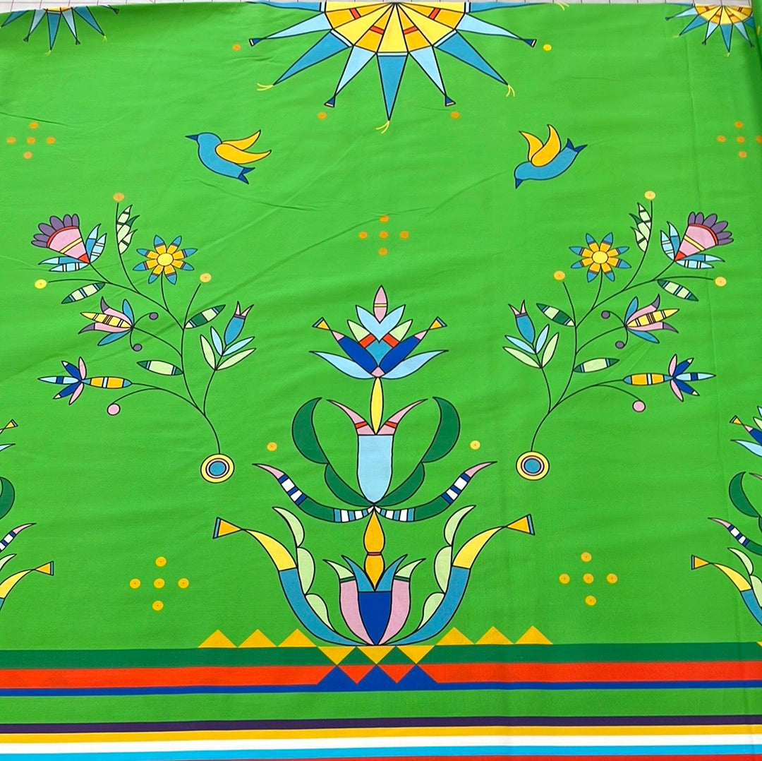 Cole Redhorse Jacobson Designed Cotton Fabric for Teton Trade Cloth By Lenape
