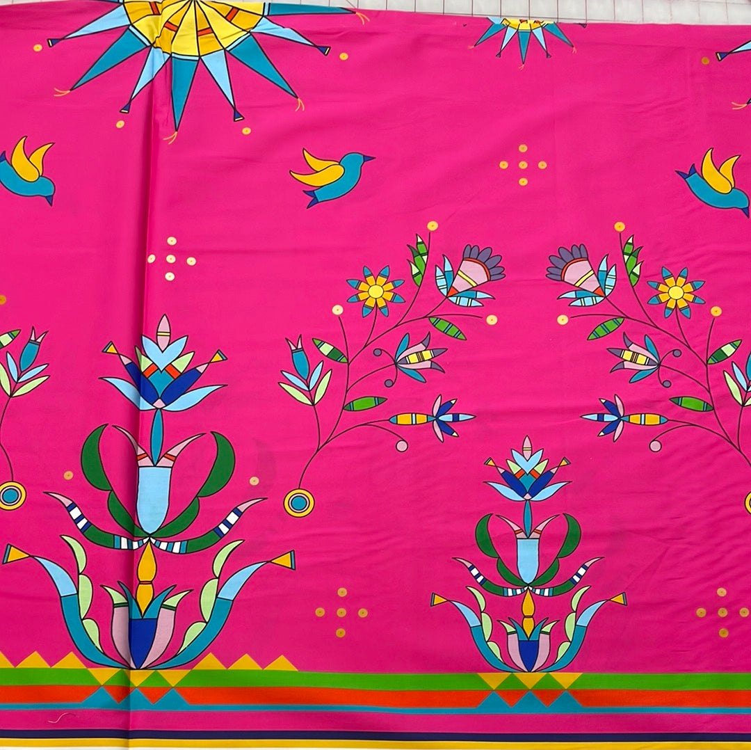 Cole Redhorse Jacobson Designed Cotton Fabric for Teton Trade Cloth By Lenape