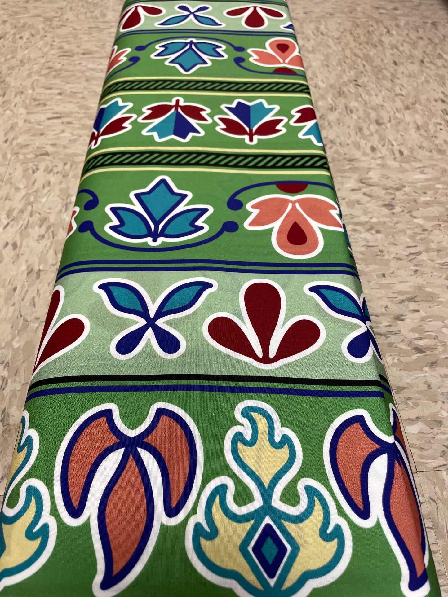 Lenape Floral "Shakhùkwiàn" Cotton Fabric