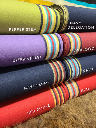 10 Band Broadcloth Navy Delegation
