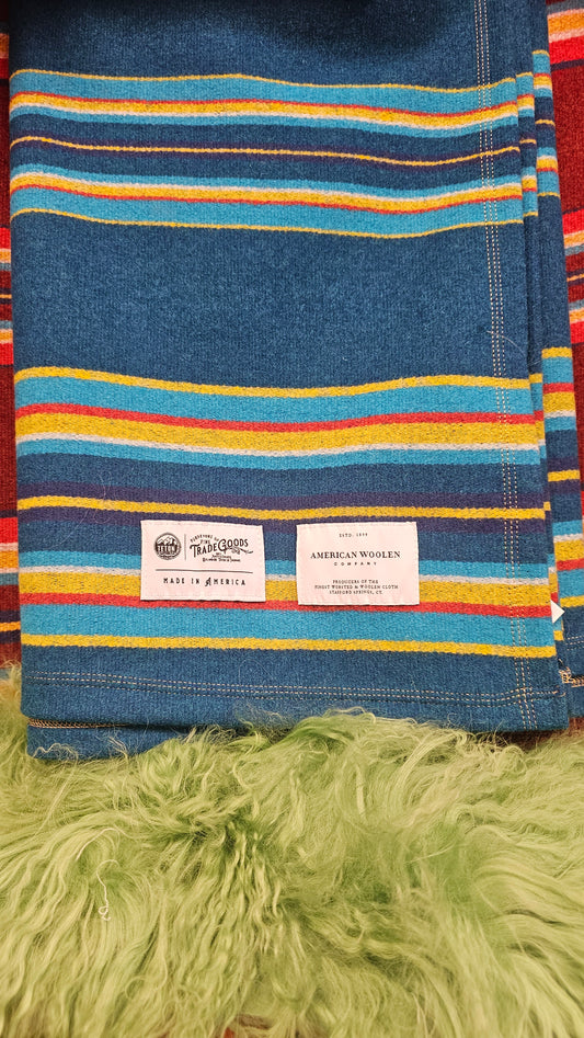 American Serape Blue