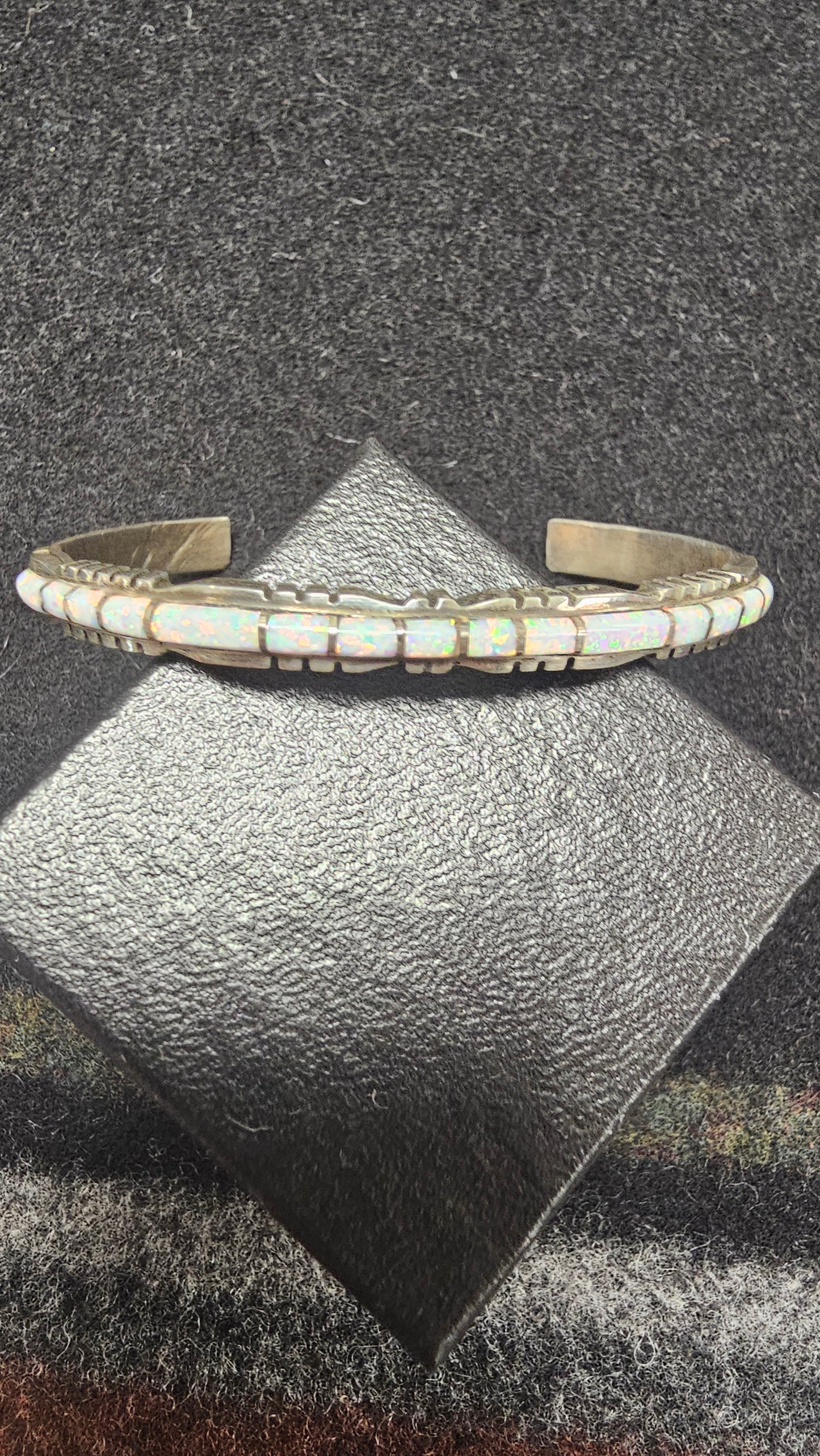 Sterling Silver Bracelet W Opal