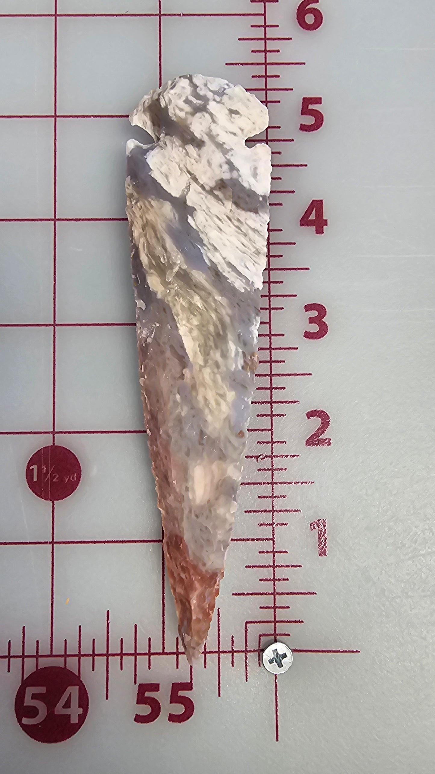 Arrow Head 5" Long White