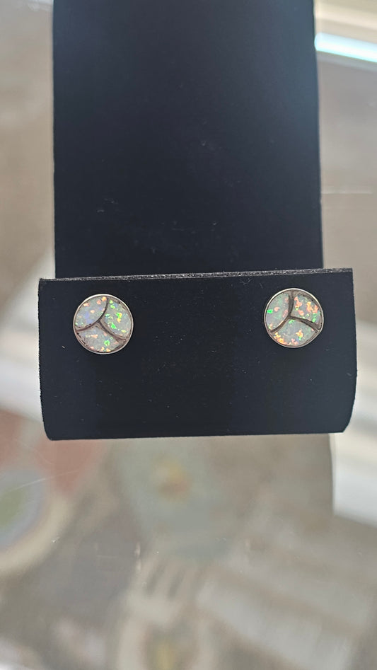 Opal Stud Earrings