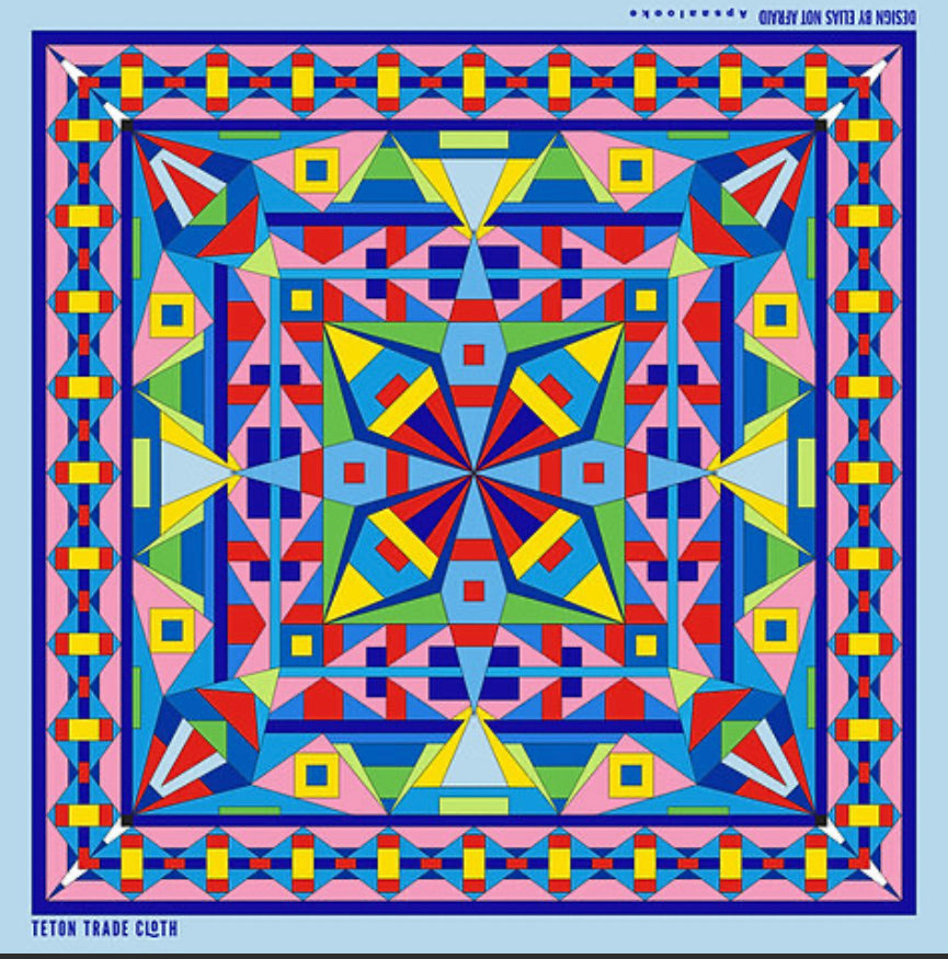 Elias Jade Not Afraid Designed Satin Scarf Bandana