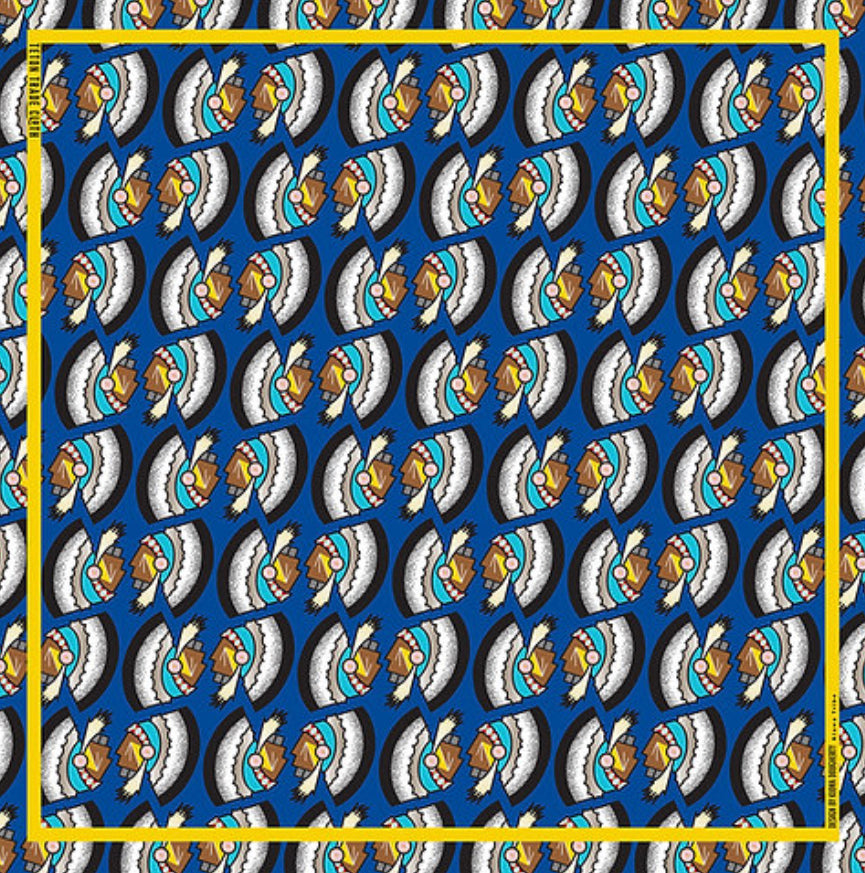 Kiowa Dougherty Designed War Bonnets Cotton Bandanas
