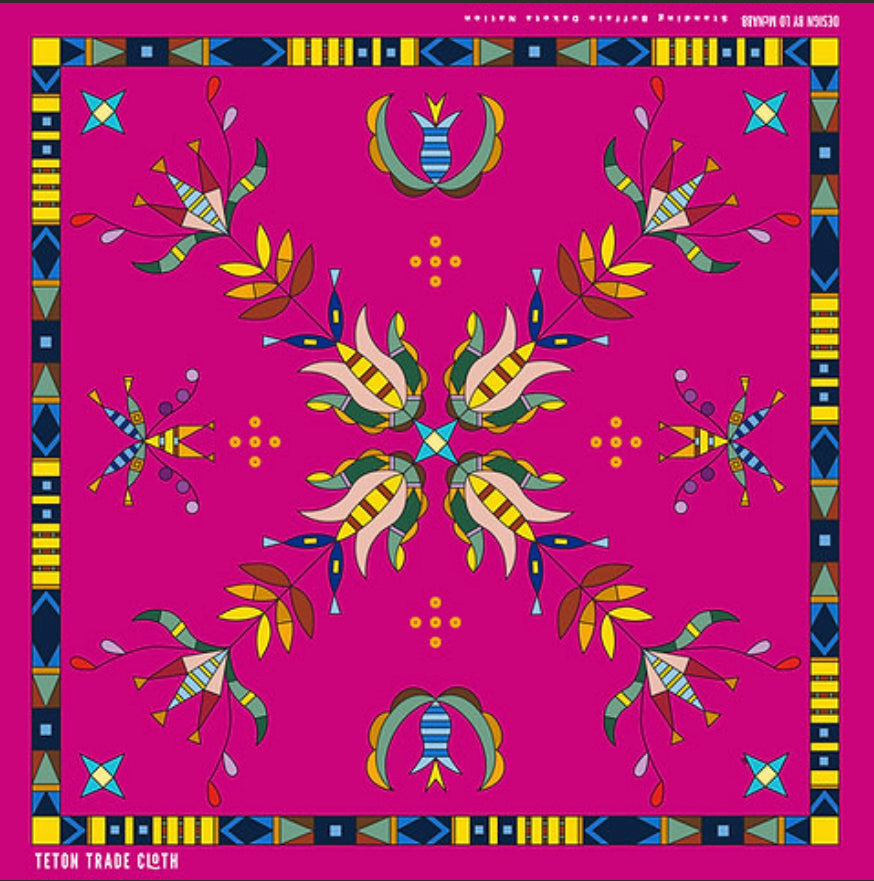 Lo McNabb Designed Satin Scarf