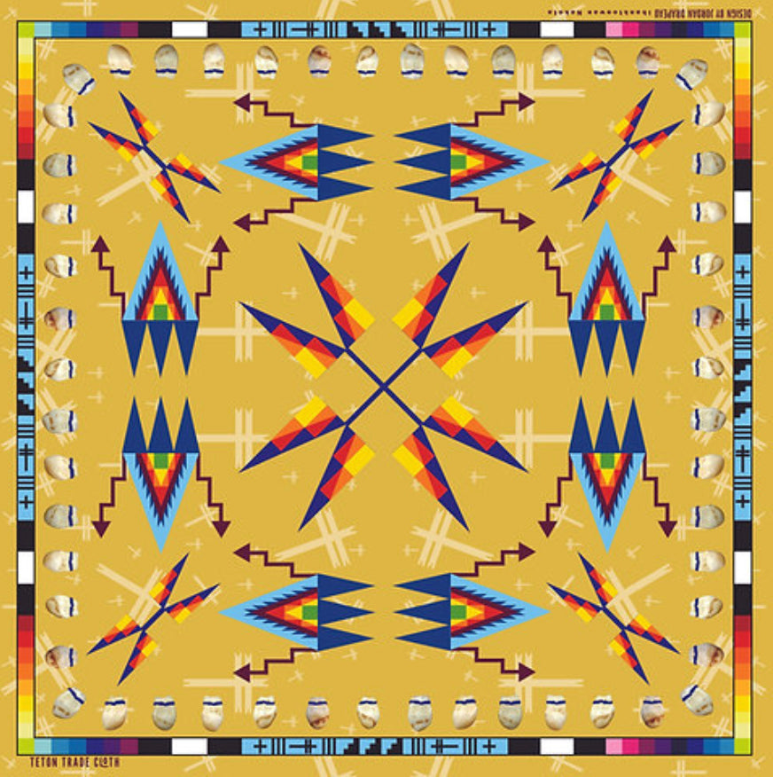 Jordan Drapeau Designed Satin Scarf