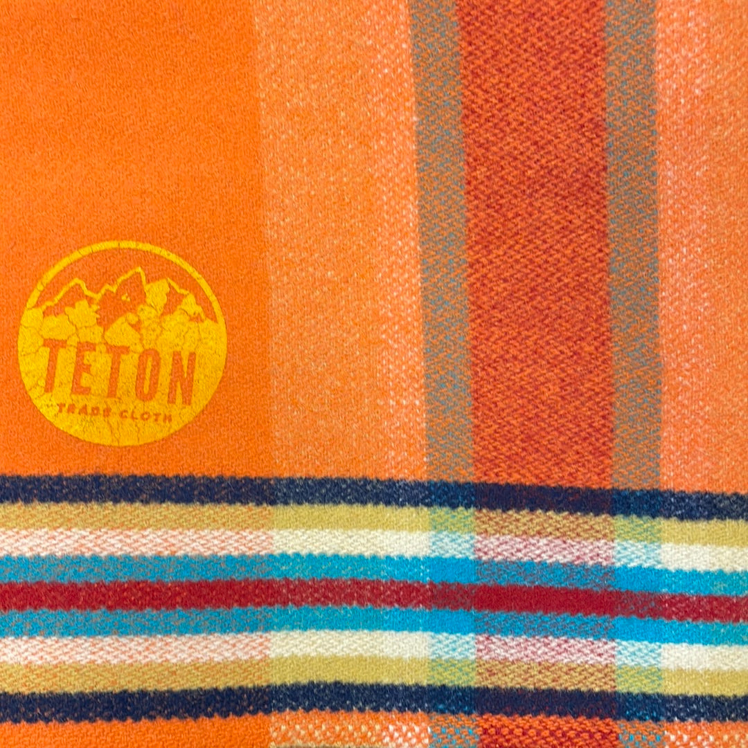 Ten Band Four Way Blanket Orange