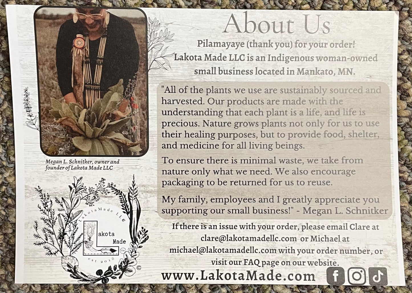 Lakota Raspberry Leaf Tea