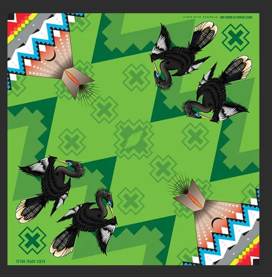 Marion Mike Designed Satin Scarf