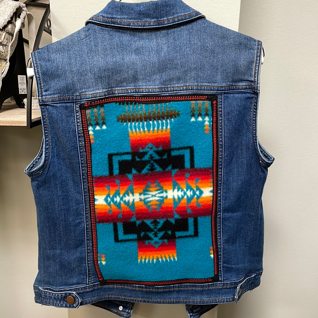 Designed Jean Vest SML-M