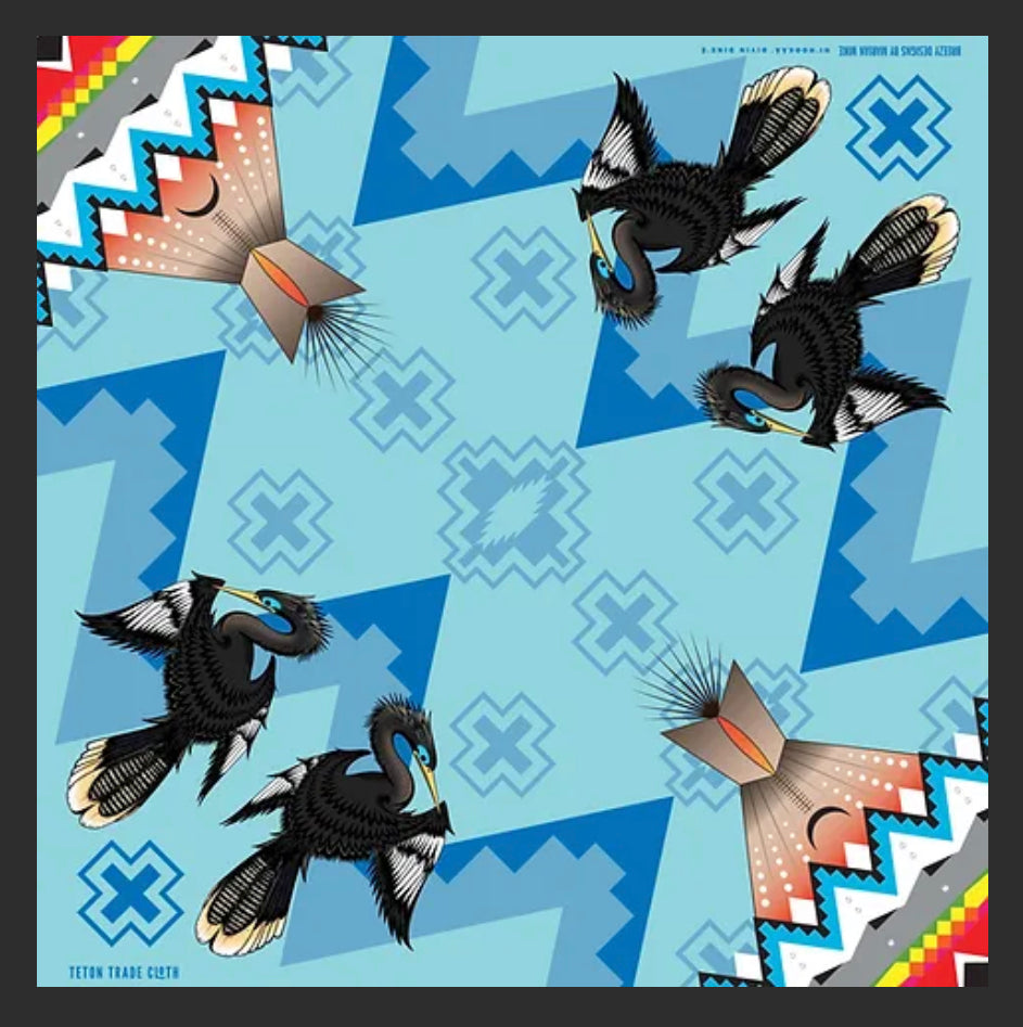 Marion Mike Designed Satin Scarf