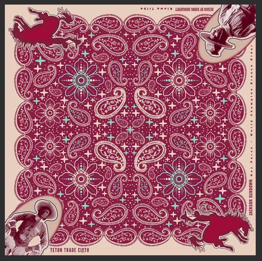 Jackson Sundown Designed Satin Scarf