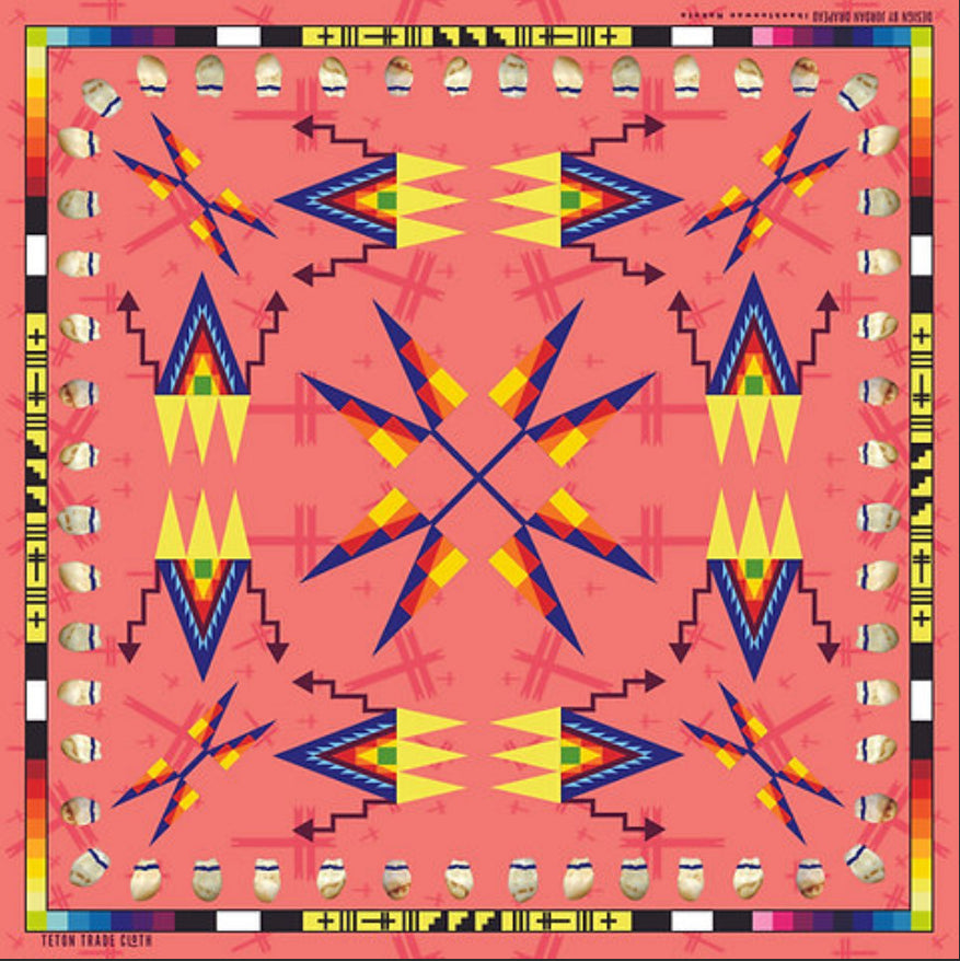 Jordan Drapeau Designed Satin Scarf