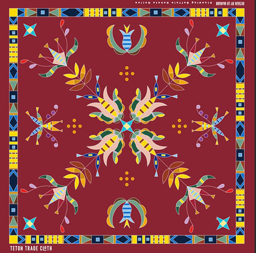 Lo McNabb Designed Satin Scarf