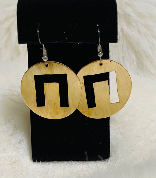 Geometric Horse Shoe Earrings