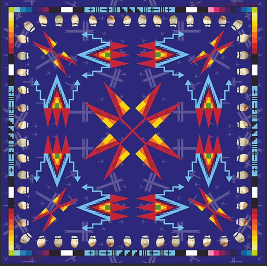 Jordan Drapeau Designed Satin Scarf