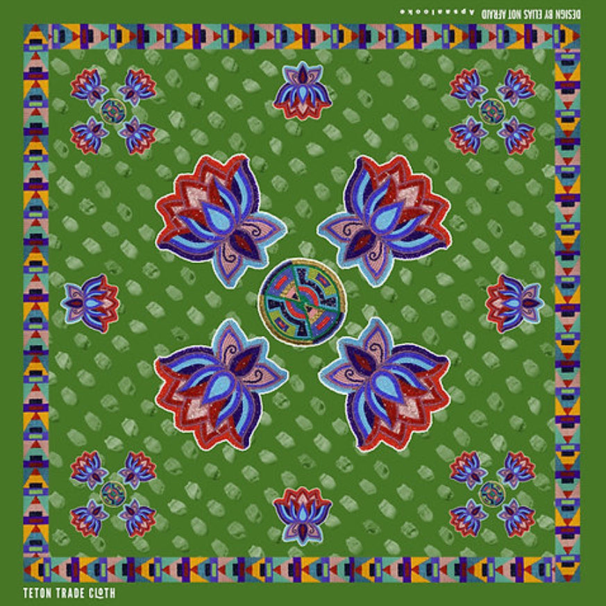 Elias Jade Not Afraid Designed Satin Scarf Bandana