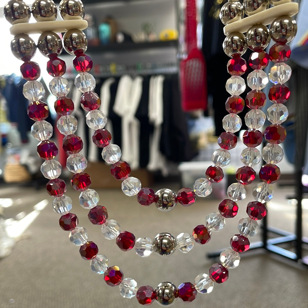 Red Women’s Hang Down Necklace