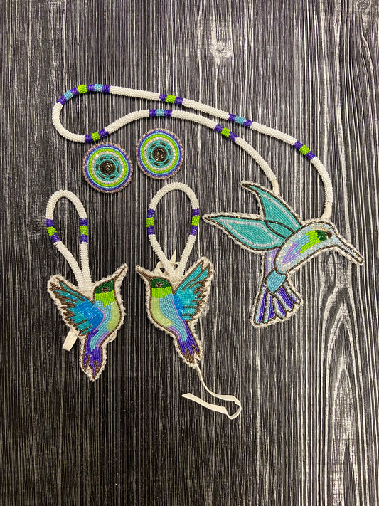 Beaded Hummingbird Set