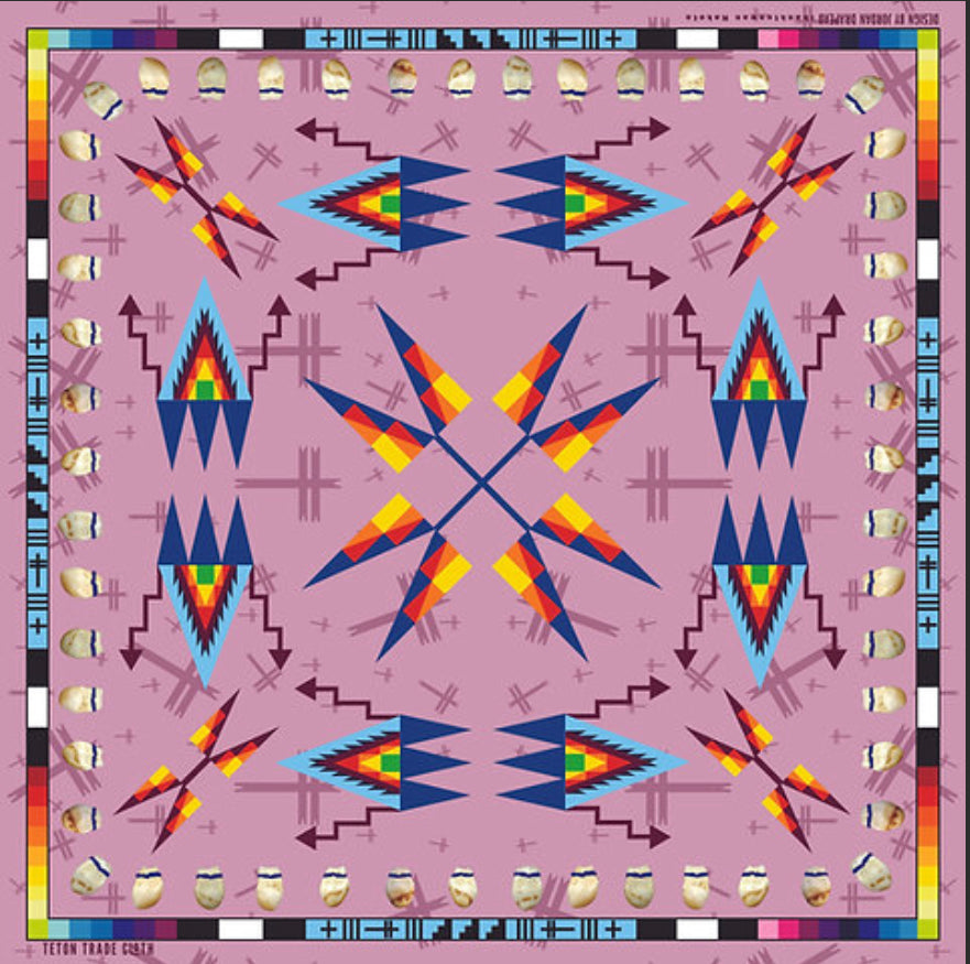 Jordan Drapeau Designed Satin Scarf