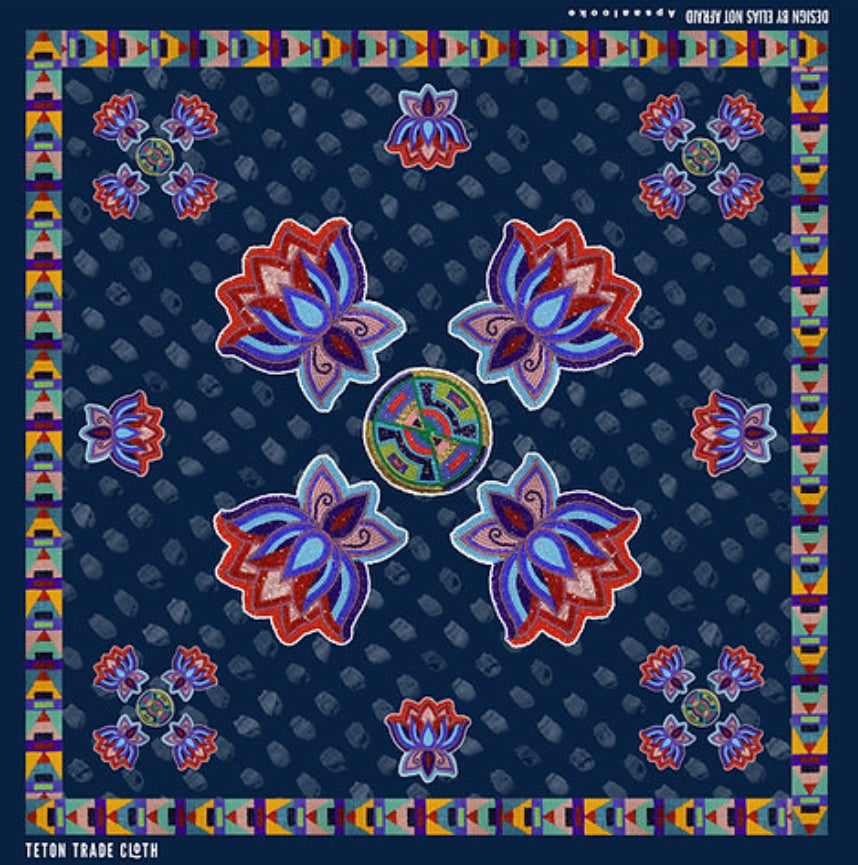 Elias Jade Not Afraid Designed Satin Scarf Bandana